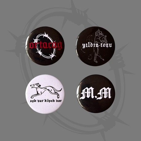 M.Mertbilek ''Yıldız Tozu'' 4'lü Pin Set