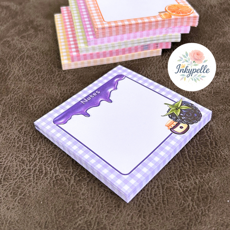 Böğürtlen Reçeli Temalı Memopad