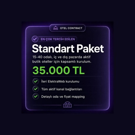 Standart Paket | Otel Kanal Kurulumu & Yönetimi