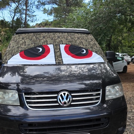 Volkswagen T5-T6 Oto Cam Güneşliği Premium Isı Yalıtımlı ve %100 Karartmalı (opsiyon)