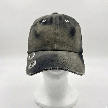 Custom Distressed Brown Cap 