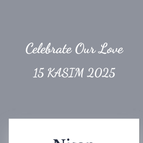 Our Wedding Adınıza Özel Websitesi