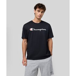 Champion Göğüs Logo T-Shirt - Siyah