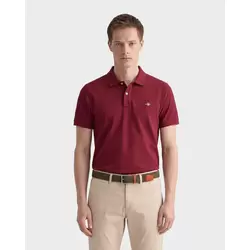 New Gant Polo T-Shirt - Bordo