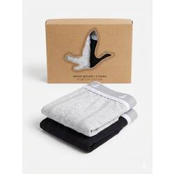 BC 2'li Boxer Set - Siyah-Gri