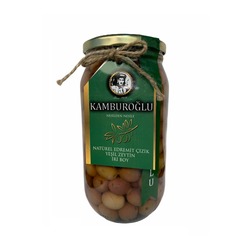 Yeşil Edremit  Zeytin (İri) (Sadece Su ve KayaTuzu ile üretilmiştir)