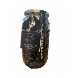 Siyah Yağlı Sele Zeytin (İri) Net 675 Gr. (El ile Toplanmış-Katkısız)