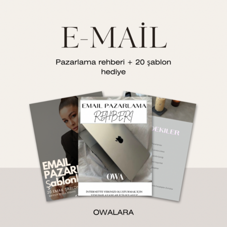 E-Posta Pazarlama Rehberi + 20 Hazır Şablon Hediye (E-Kitap)