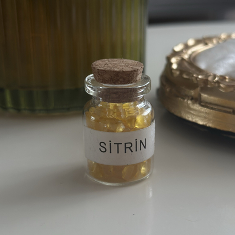 Mini Doğal Taş / Sitrin