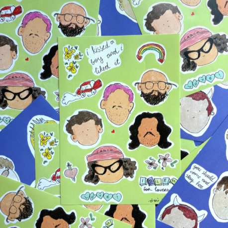 Idles Sticker Seti A6