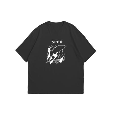 Sren Oversize Tişört Siyah
