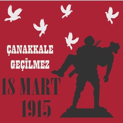 ÇANAKKALE PANOSU BÜYÜK (3mmKEÇE) ( ÜCRETSİZ KARGO)