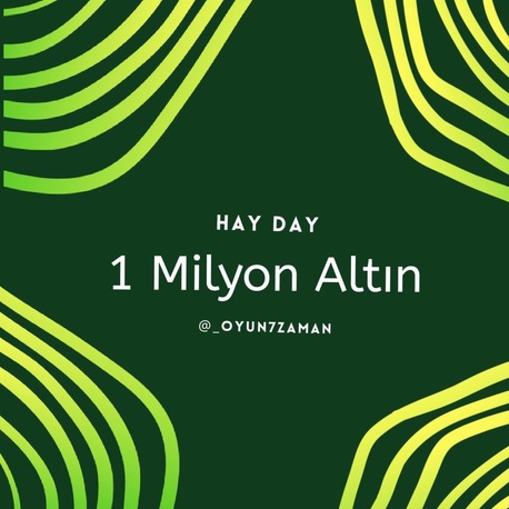 Hay Day 1 Milyon Altın(40lvl üstü) 