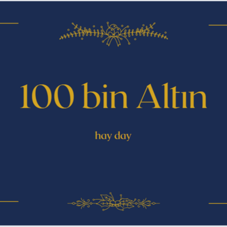 Hay Day 100 Bin Altın 