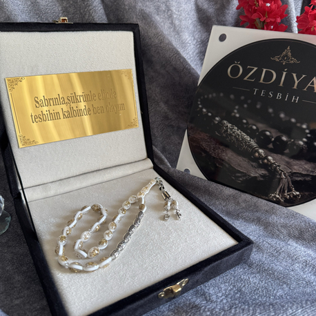 İsimli Beyaz Golden Rosary