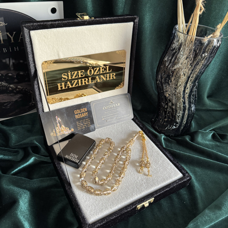 Şeffaf Golden Rosary