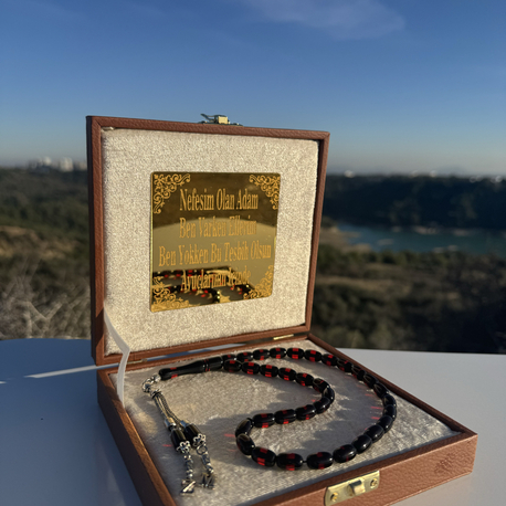 Hediyelik sürmeli ateş kehribarı