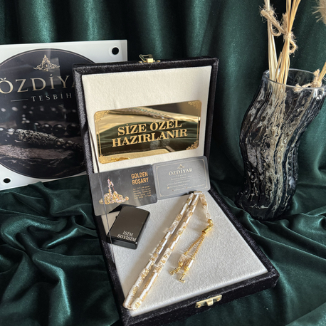 Beyaz Kesme Golden Rosary