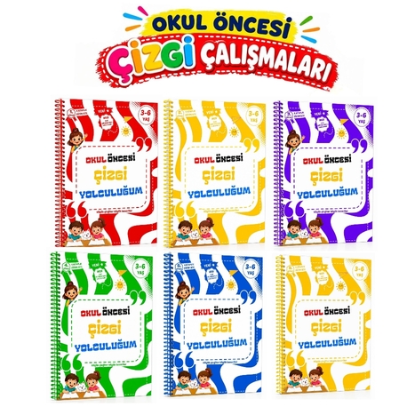 Okul Öncesi Çizgi Çalışmaları Seti 