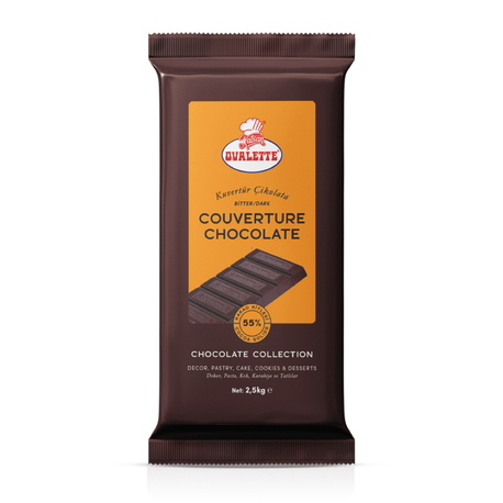 OVALETTE  BİTTER KUVERTÜR 2,5 KG