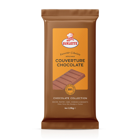 OVALETTE SÜTLÜ KUVERTÜR 2,5 KG