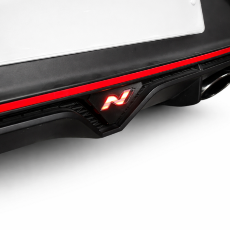 Hyundai i20N Arka Sis Lambası Kapağı – Sportif Görünümlü Difüzör Eklentisi 