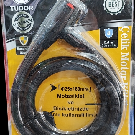 TUDOR MTD-326 Motosiklet kilidi (25x180mm)