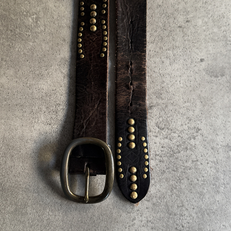 Vintage Metal İşlemeli Premium Kemer