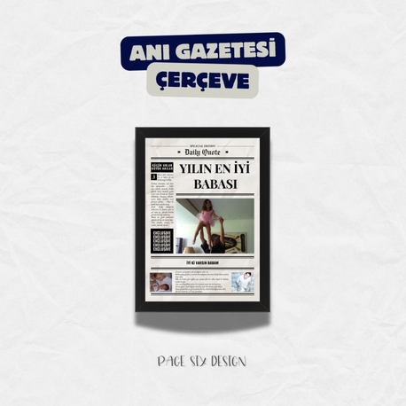 Anı Gazetesi Çerçeve (21x30)