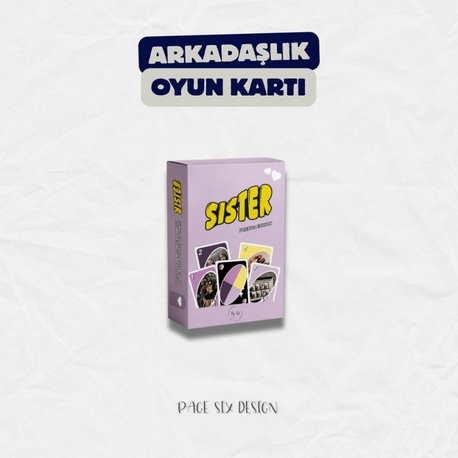 Kişiselleştirilebilir Arkadaşlık Oyun Kartı