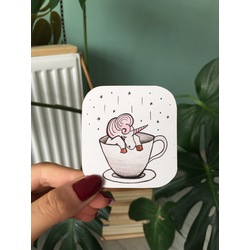 A Cup Of Unicorn Sticker