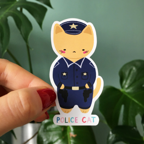 Police Cat Sticker