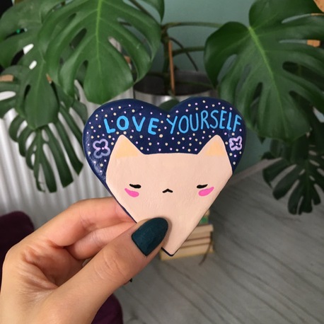 Love Yourself Bardak Altlığı