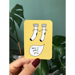 Perfect Pair Art Print Sticker