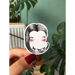 Unicorn Hair Sticker 