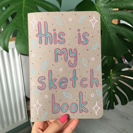 this is my sketchbook defter