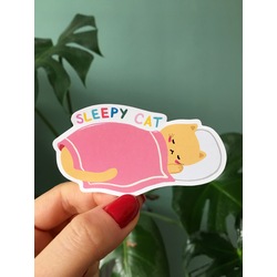 The Sleepy Cat Sticker