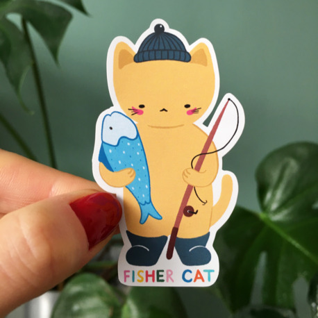 Fisher Cat Sticker