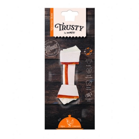 M-Pets Trusty Chıcken Düğümlü Kemik 45Gr 12,7Cm