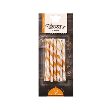 M-Pets Trusty Chıcken Twısted Stıcks 10Lu 55 gr