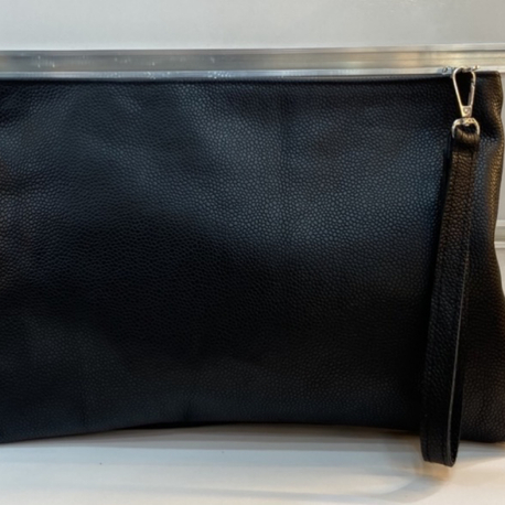 CLUTCH ( El Çanta ) Siyah JUMBO Baskı