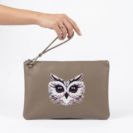 CLUTCH ( El Çanta ) Açık Vizon 