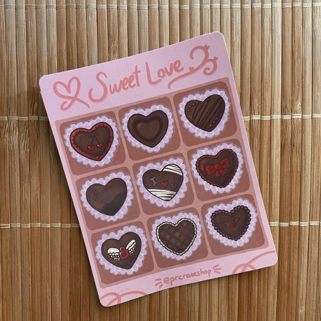 ''Sweet Love'' Sticker Sheet