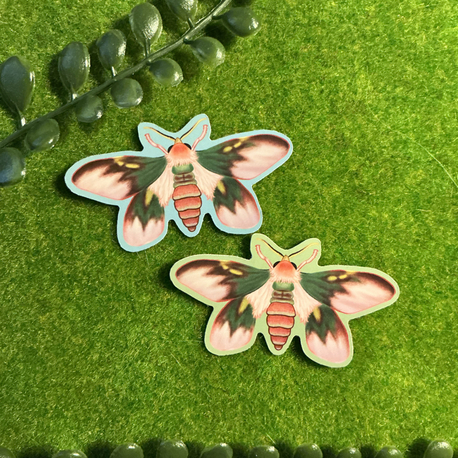 ''Moth'' Sticker