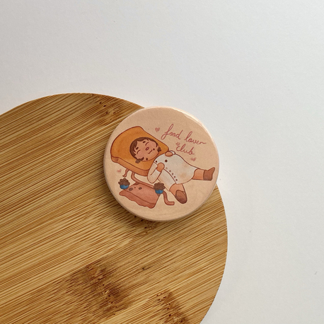 ''Food Lover Club'' Pin