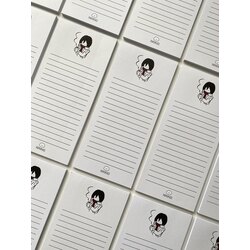 Mikasa notepad