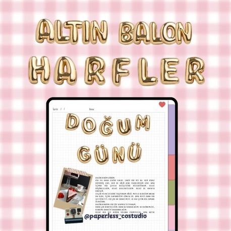 Altın Balon Harfler