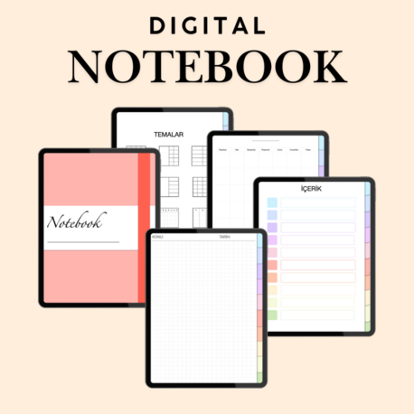 Vibrant Notebook (Dijital Ürün)
