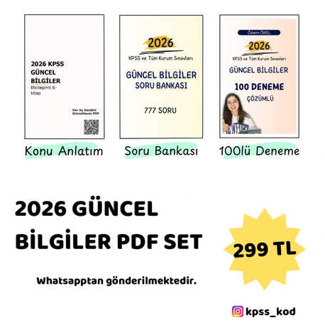 2026 Güncel Bilgiler Set