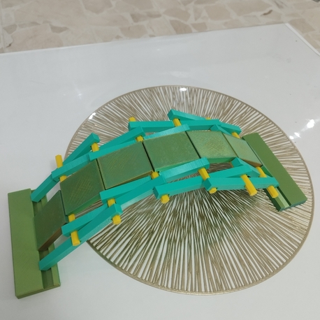 Da Vinci Köprüsü Maketi Vidasız 3D Baskı Yeni